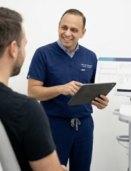 Clinical environment at Harley Street Hairline